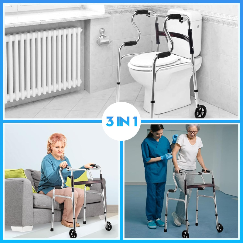 3 in 1 Compact Walker for Seniors